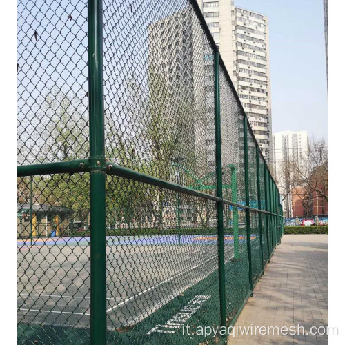 Recinzione collegamento a catena in PVC Fence a rete diamante